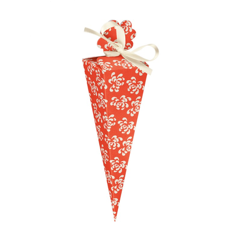 Square Cones - Orange and White - "Corallo"
