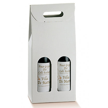 Caixas com Janela para Garrafas - Branco
