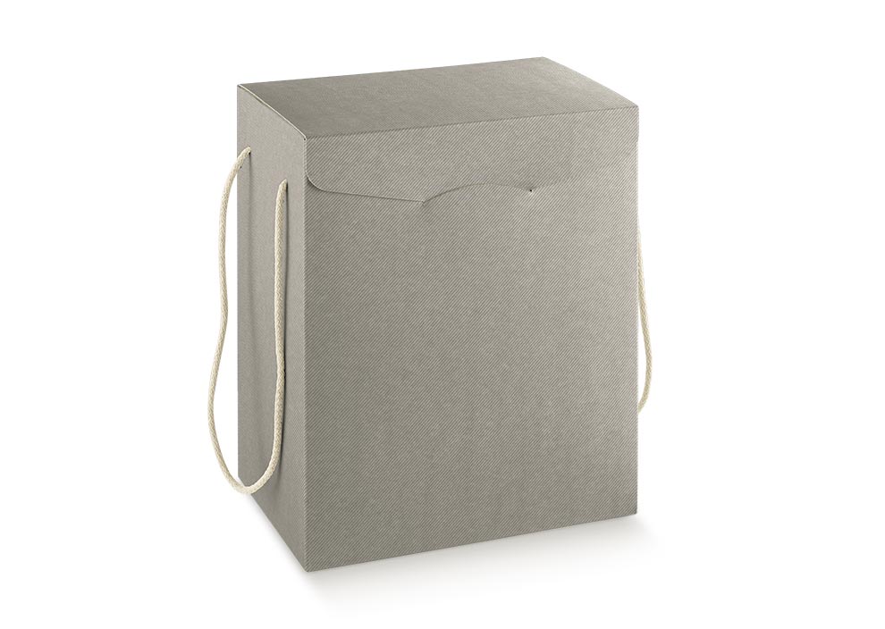 Cajas Segreto con Cordón - Gris - "Linea Tortora"