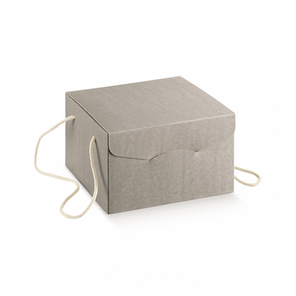 Cajas Segreto con Cordón - Gris - "Linea Tortora"