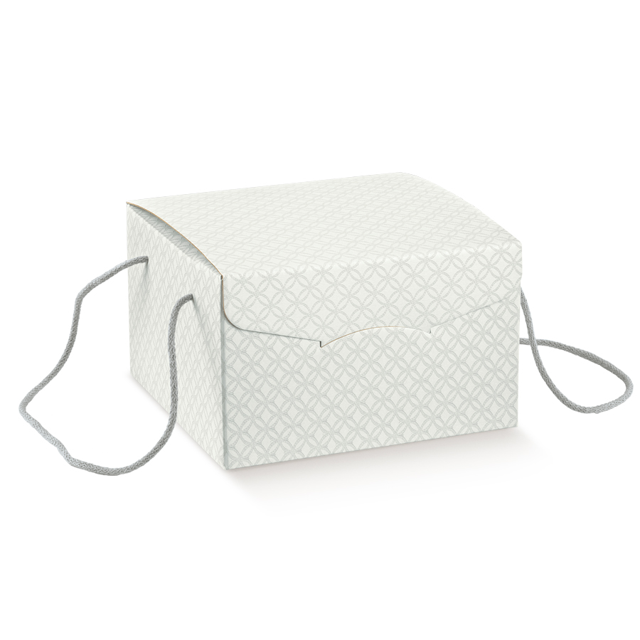 Cajas Secretas con Cordón - Gris - "Matelassé"