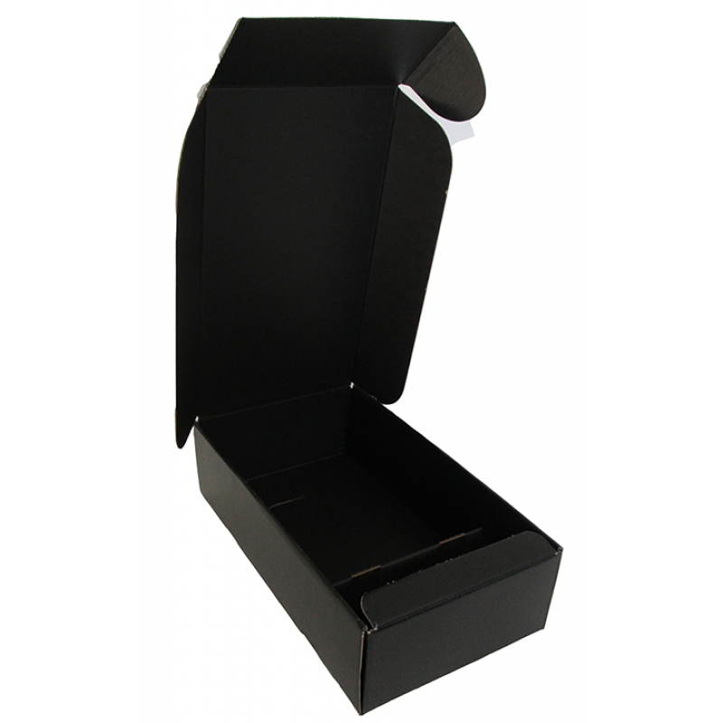 Cajas Cantinetta para Botellas - Negro - "Piel"