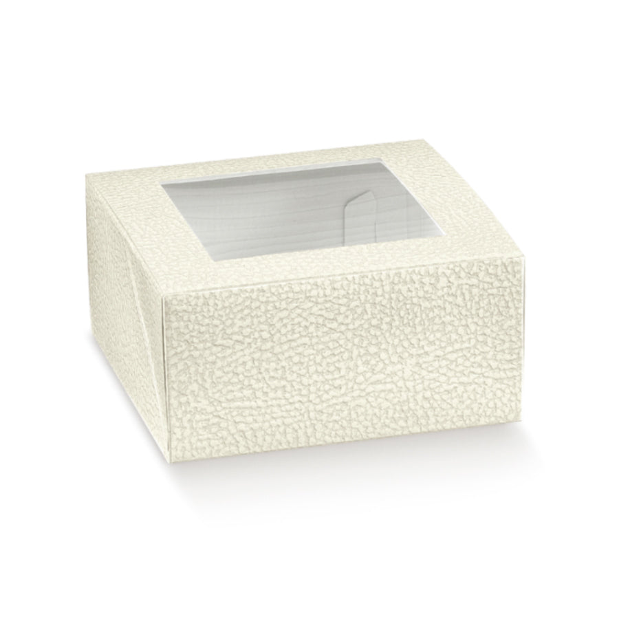 Cajas con Ventana - Blanco - "Piel"