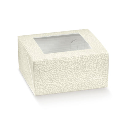 Cajas con Ventana - Blanco - "Piel"