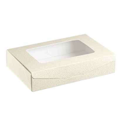 Cajas con Ventana - Blanco - "Piel"