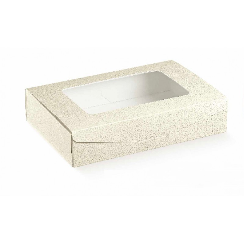 Cajas con Ventana - Blanco - "Piel"