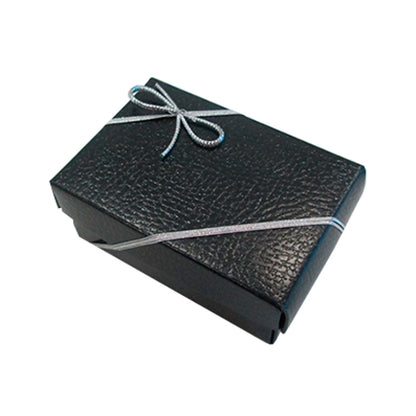 Cajas con Tapa y Fondo - Negro - "Piel"