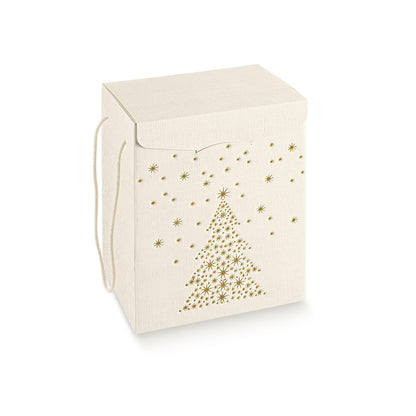 Secret Boxes with Cord - White and Gold - "Arrow"