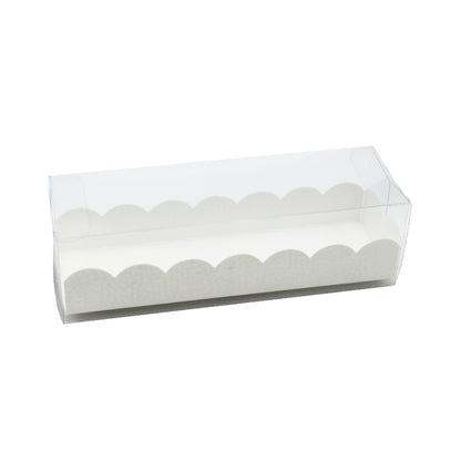 Cajas de PVC con Base - Transparente y Blanco - "Piel"
