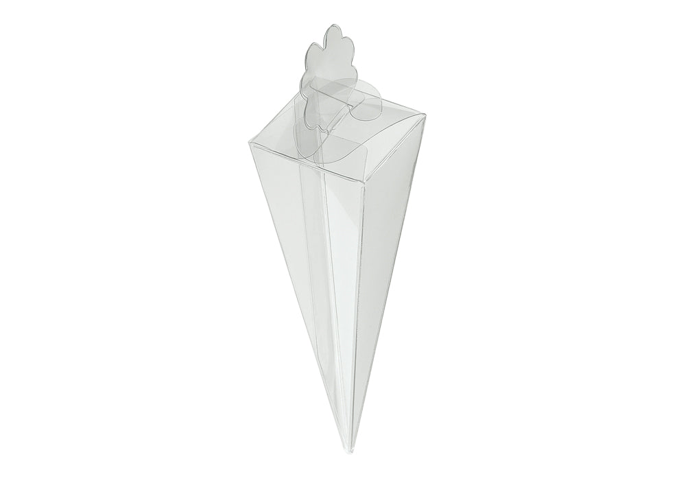 Square PVC Cones - Transparent