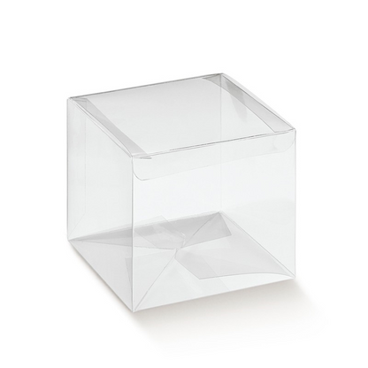 Cajas automáticas de PVC con tapa - Transparentes