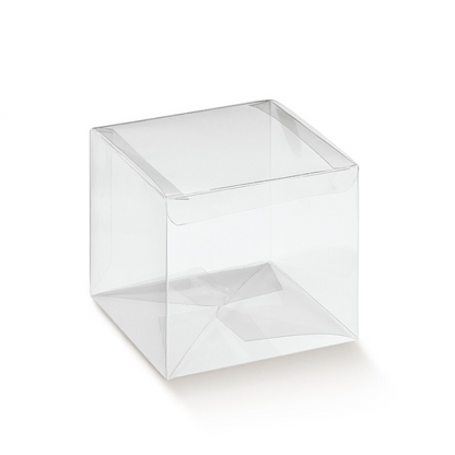 Cajas automáticas de PVC con tapa - Transparentes
