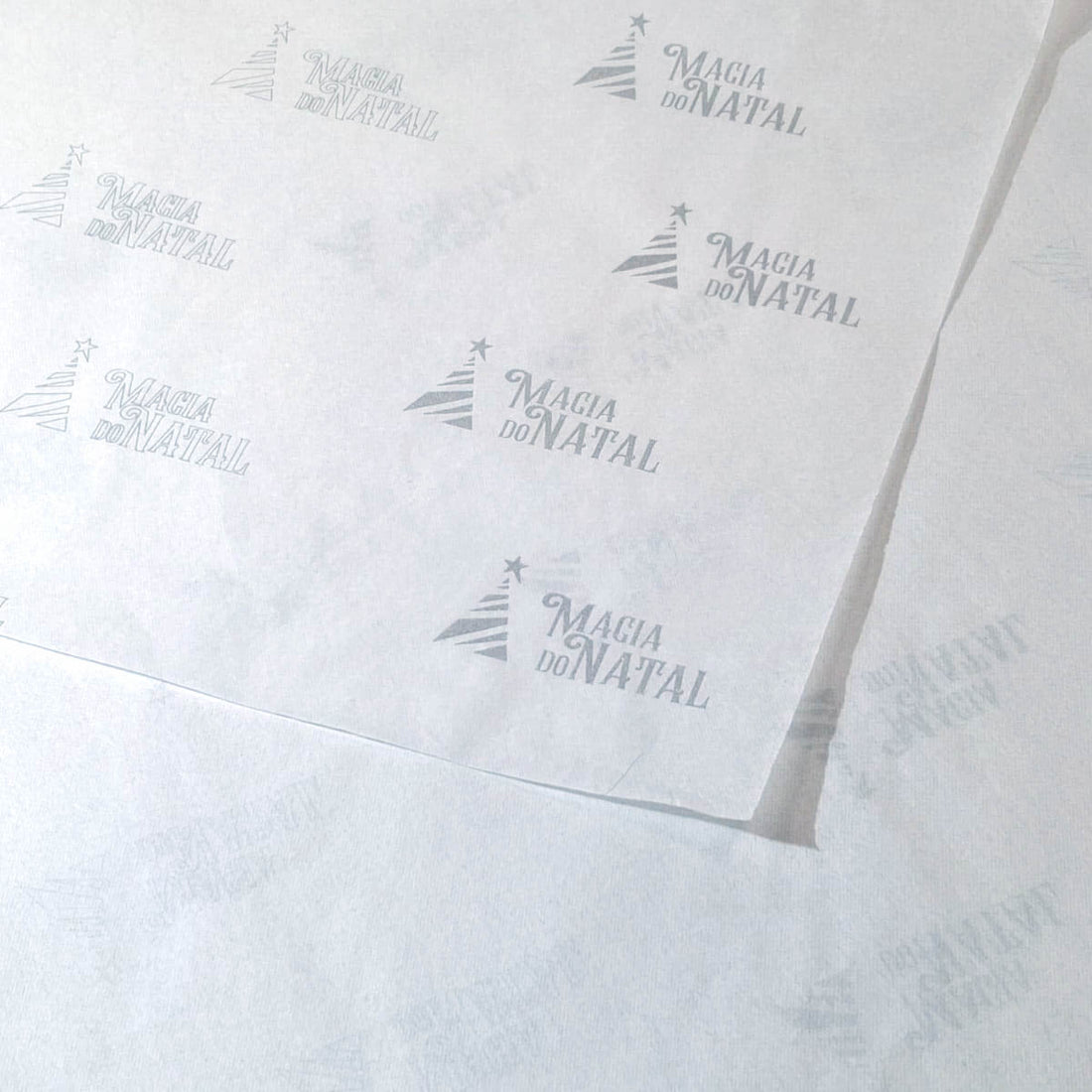Papel de Seda 17g - Prata -  Magia de Natal