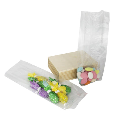 Cellophane Bag with Gusset - Transparent