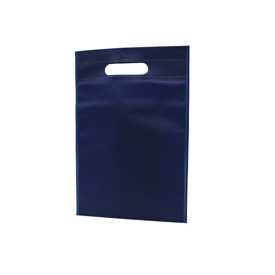 Non-woven Fabric Bags with Die-cut Handles - Dark Blue