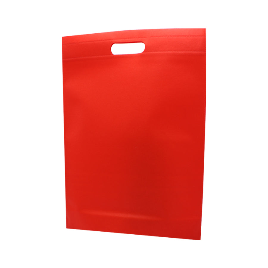Non-woven Bags with Die-cut Handle - Red